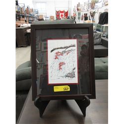 Richard Shorty Framed Print - Up The Creek