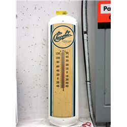 Large Metal Chevrolet Thermometer - 8  x 30 