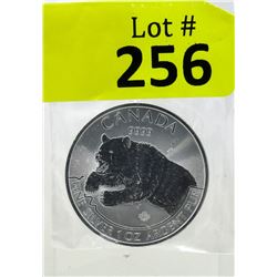 1 Oz. 2019 Canada .9999 Silver Grizzly Coin