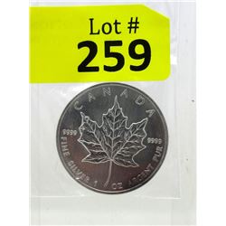 1 Oz. 1989 Canada .9999 Silver Maple Leaf Coin