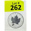 Image 1 : 1 Oz. 2017 Canada .9999 Silver Maple Leaf Coin