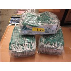 36 Pairs of New Nitrile Palm Work Gloves - Size M