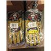 Image 1 : 12 New Pairs of Leather Anarchy Welding Gloves - M