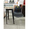 Image 1 : Dining Chair & 30" Metal & Wood Stool