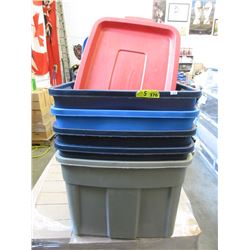 5 Totes with Lids