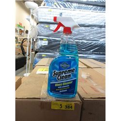 3 Cases of Supreme Clean Glass Cleaner w/ Ammonia