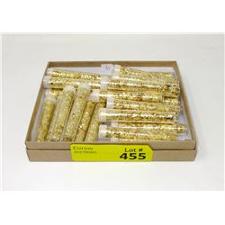 28 Vials of Decorative Gold Leaf