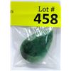 Image 1 : 119 Carat Faceted Pear Shaped Emerald Gemstone