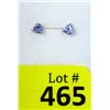 Image 1 : New VS Clarity Tanzanite Sterling Silver Earrings