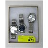 Image 1 : 2 Nixon and 1 Acqua Indiglo Men's Watches