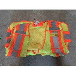 8 New One Size Reflective Safety Vests