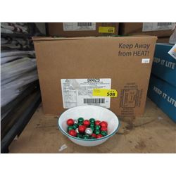 13KG Box of Foil Wrapped Christmas Candy Balls