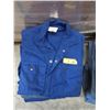 Image 1 : 5 New Navy Blue Coveralls - Size 36 Regular