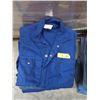 Image 1 : 5 New Navy Blue Coveralls - Size 36 Regular