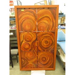 Huge Mid Century Style Wood Wall Art