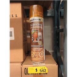 3 Cases of 6 Rust-Oleum Concrete Stain - Sienna