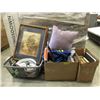 Image 1 : 3 Boxes of Assorted Household Goods & More