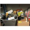 Image 1 : 2 Totes of Tools & Assorted Household Goods