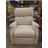 Image 1 : New Beige Fabric Electric Power-Lift Recliner