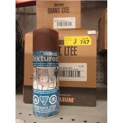 3 Cases of Rust-Oleum Spray Paint - Textured Rust