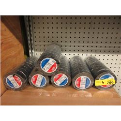 6 New Tubes of 10 PVC Electrical Tape