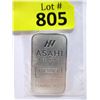 Image 1 : 1 Oz. .999 Fine Silver Ashai Refining Bullion Bar