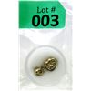 Image 1 : Three 14 KT Yellow Gold 6.60 Gram Tooth Crowns