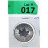 Image 1 : 1 Oz .9999 Fine Silver 2020 Canada Maple Leaf Coin