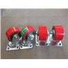 Image 1 : Set of 4 Heavy Duty 4" Casters