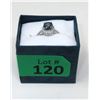 Image 2 : Ocean Blue Mystic Topaz & Diamond Solitaire Ring