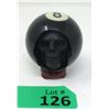 Image 1 : 3D Carved Billiard 8 Ball Skull