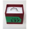 Image 2 : Sterling Silver Custom Made Emerald Studded Ring
