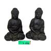 Image 1 : Pair of Ceramic Buddha Statues - 6" x 4" 9" tall