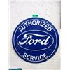 Image 1 : New 24" Ford Service Embossed Metal Sign
