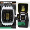Image 1 : Mans New in Box August Steiner Gold Bar Watch