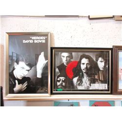 Heroes" David Bowie" & Soundgarden Posters