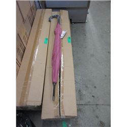 Case of 12 New Pink Umbrellas