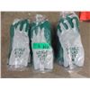 Image 1 : 36 New Pairs of Nitrile Palm Work Gloves -Medium
