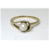 Image 1 : Estate - 10KT Gold and Pearl Ring - Size 7