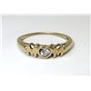 Image 1 : Estate - 10KT Gold & Diamond "Mom" Ring