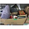Image 1 : Box of Assorted Books & Household Goods