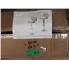 Image 1 : 2 Black Bar Stools - Unassembled in Box
