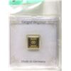 Image 2 : Pure Gold - 1 Gram .9999 Fine Gold German Mint Bar