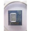Image 2 : .999.5 Fine Platinum PAMP Suisse 1 Gram Bar
