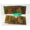 Image 1 : 4 Canadian $100 Gold Plated Novelty Notes