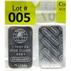Image 1 : 1 Oz. Engelhard .999 Fine Silver Bar