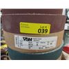Image 1 : 10 New Blue 60 Grit 4" x 132" Sanding Belts