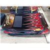 Image 1 : 10 New 4 Piece Flame Car Mats