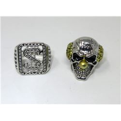 2 Brand New Men's Rings