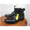 Image 1 : Black Leather Men's Dress Boots